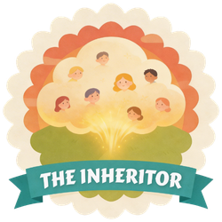 The Inheritor badge — breathing the shared air