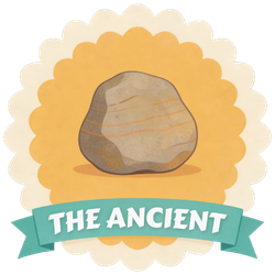 The Ancient badge — holding something ancient