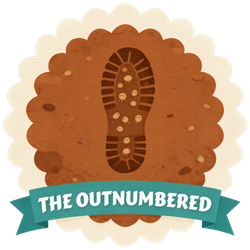 The Outnumbered badge — seeing the invisible abundance of life